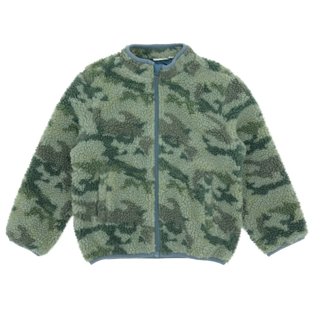 Feather 4 Arrow - Cozy Green and Gray Kids Jacket